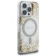 Guess HC Resin Bottom Glitter MagSafe Phone Case Cover iPhone 16 Pro Max - gold