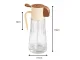 2-in-1 Glass Olive Oil Sprayer and Dispenser 380ml, Beige
