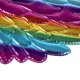Kruzzel 00022962 Kids Unicorn Costume, Rainbow