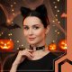 Ruhhy 3-Piece Cat/Fox Costume Set, Black