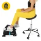4Fizjo ERGO Ergonomic Saddle Massage Stool, Black