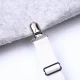 Adjustable Bed Sheet Fasteners with Clips 2 pcs White