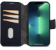 Decoded Detachable Wallet Case Leather with MagSafe with Flip iPhone 14 Pro Max - Navy Blue