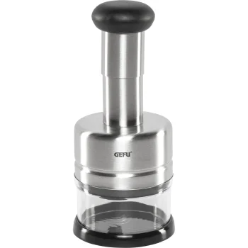 Gefu TRITARE Herb and Vegetable Chopper, 250 ml, Black/Silver