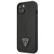 Чехол Guess Saffiano Triangle Logo для iPhone 13 mini, черный