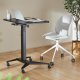Maclean MC-453B Mobile Laptop Desk, Black