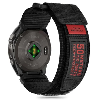 TECH-PROTECT SCOUT PRO GARMIN FENIX 5 / 6 7 8 (47 MM) E BLACK