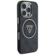 Guess IML Metal Glitter 4G Circle Triangle MagSafe Phone Case Cover iPhone 16 Pro Max - Black