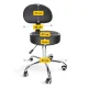 Swivel Medical & Massage Stool with Backrest 4FIZJO PURE+, Black