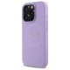 Guess iPhone 16 Pro Max Case Saffiano Peony Classic Logo MagSafe, Purple