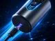 Compact Cordless Electric Shaver with USB-C and LED Display, Black