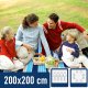 Складной плед-коврик для пикника, 200x200см | Folding Picnic Mat Blanket