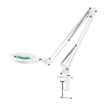 Glow 308 LED Magnifying Lamp Table Mount, White