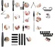 Soulima 30-Piece Pedicure and Manicure Set in Case