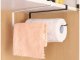 Kitchen Roll Holder Under Shelf Paper Towel Rack Over Door, Different colour