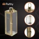 Ruhhy Gold Decorative Lanterns, Set of 3, 38/49/63 cm, 26476