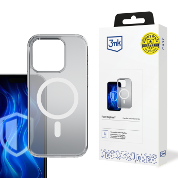 3Mk Protection Frosty MagCase for Apple iPhone 13 Pro Max, White