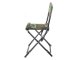 Large folding fishing and camping chair, camouflage