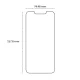 2.5D Tempered Glass Screen Protector for iPhone 14 Pro Max 6.7\", 9H, 0.3 mm