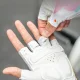 Rockbros S389 Women\'s Short Finger Cycling Gloves Shock Absorbing L - Multicolor