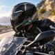 U10 2X motorcycle helmet intercom with Bluetooth and RGB, black