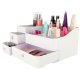 Large Cosmetics and Jewelry Organizer with Drawers, White