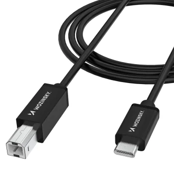 Wozinsky WKDDY1S USB-C to USB-B Cable 1m - Black