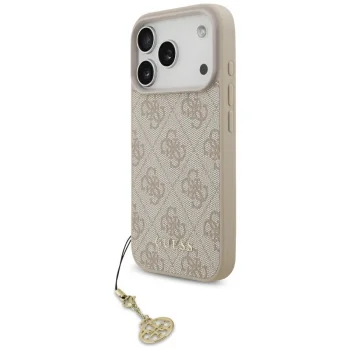 Guess iPhone 17 Pro Case 4G Charms Collection MagSafe, Pink