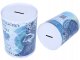 Metal Piggy Bank Money Box Can, Blue
