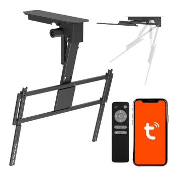 Maclean MC-176 T Electric Ceiling TV Mount, 43-86", 55kg, Tuya