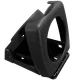 Folding car cup holder for drinks up to 7.5 cm diameter, black
