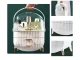 Cosmetics Organizer with Drawers and Handle, White / Ecru