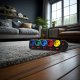 Maclean MCE204M Power Strip, 5 Outlets with Switches, 1.5m, Multicolor
