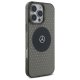 Mercedes iPhone 16 Pro Case Star Pattern, Black