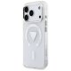 Guess IML Gradient Triangle Logo MagSafe Case for iPhone 17 Pro, Transparent