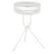 Wireless Desk Fan with Remote Control and LED Light, 18cm, White