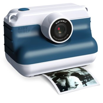 Kidywolf K-PRINT 418270 Instant Camera with Selfie Function, Blue