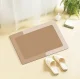 Quick Drying Bathroom Mat Rug, Brown