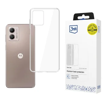 3mk Clear Case for Motorola Moto G53, Transparent