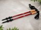 Adjustable Nordic Walking and Trekking Poles, Red