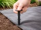 Garden Pegs for Weed Control Fabric DIVODV 11cm, 10 Pcs, Black