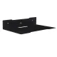 Maclean MC-122 Wall Shelf for Set-Top Box, Steel, 5kg, Black