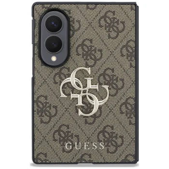 Guess Big 4G Logo Case for Samsung Galaxy Z Fold 8 - Brown