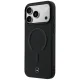Mercedes Leather 3D MagSafe Case for iPhone 17 Pro Max, Black
