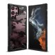 Samsung Galaxy S22 Ultra 5G (SM-S908) Ringke Fusion X Case Cover Bumper, Camo Black | Чехол Обложка...