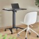 Maclean MC-453B Mobile Laptop Desk, Black