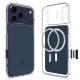 Spigen Thin Fit MagSafe Case for iPhone 17 Pro Max, Clear Navy Blue