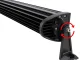 LED Work Light Bar 132 cm 192+42 LED 675W 12V-24V IP68 Combo, Black
