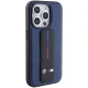 BMW iPhone 15 Pro Case M Grip Stand Bicolor, Navy Blue
