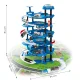 Multistore XXL Police Station Toy Garage, 5 Levels, 82 Pieces
